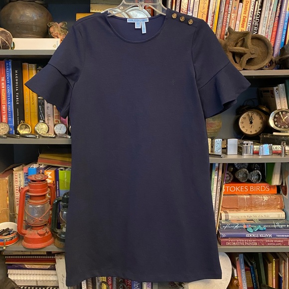 🎀Draper James Navy Bell Sleeve Shift Dress🎀 - Picture 2 of 5